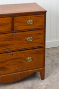 Load image into Gallery viewer, 19th Century Flat Front Mahogany Chest