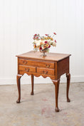 Load image into Gallery viewer, Georgian Oak Lowboy with Original Swan Pulls