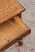 Load image into Gallery viewer, Georgian Oak Lowboy with Original Swan Pulls