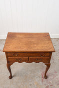 Load image into Gallery viewer, Georgian Oak Lowboy with Original Swan Pulls
