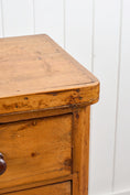Load image into Gallery viewer, 19th Century Pine 2 Over 3 Chest with Wooden Knobs