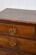 Load image into Gallery viewer, Oak Two Over Three Chest with Chippendale Pulls