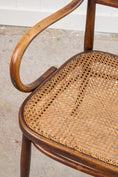 Load image into Gallery viewer, Edwardian Bentwood Occasional Chair with Hand Tied Cane Seat