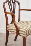 Load image into Gallery viewer, Georgian Cuban Mahogany Shield Back Accent Arm Chair (c. 1790)