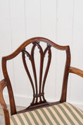 Load image into Gallery viewer, Georgian Cuban Mahogany Shield Back Accent Arm Chair (c. 1790)
