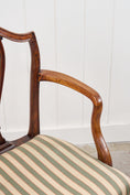 Load image into Gallery viewer, Georgian Cuban Mahogany Shield Back Accent Arm Chair (c. 1790)