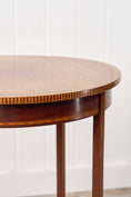 Load image into Gallery viewer, Edwardian Checkered Edge Inlay Lamp Table