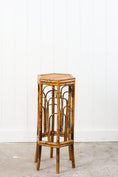 Load image into Gallery viewer, Antique Tortoise Octagon Bamboo Stand