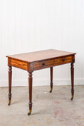 Load image into Gallery viewer, Regency Mahogany 2-Drawer Writing Desk