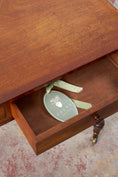 Load image into Gallery viewer, Regency Mahogany 2-Drawer Writing Desk