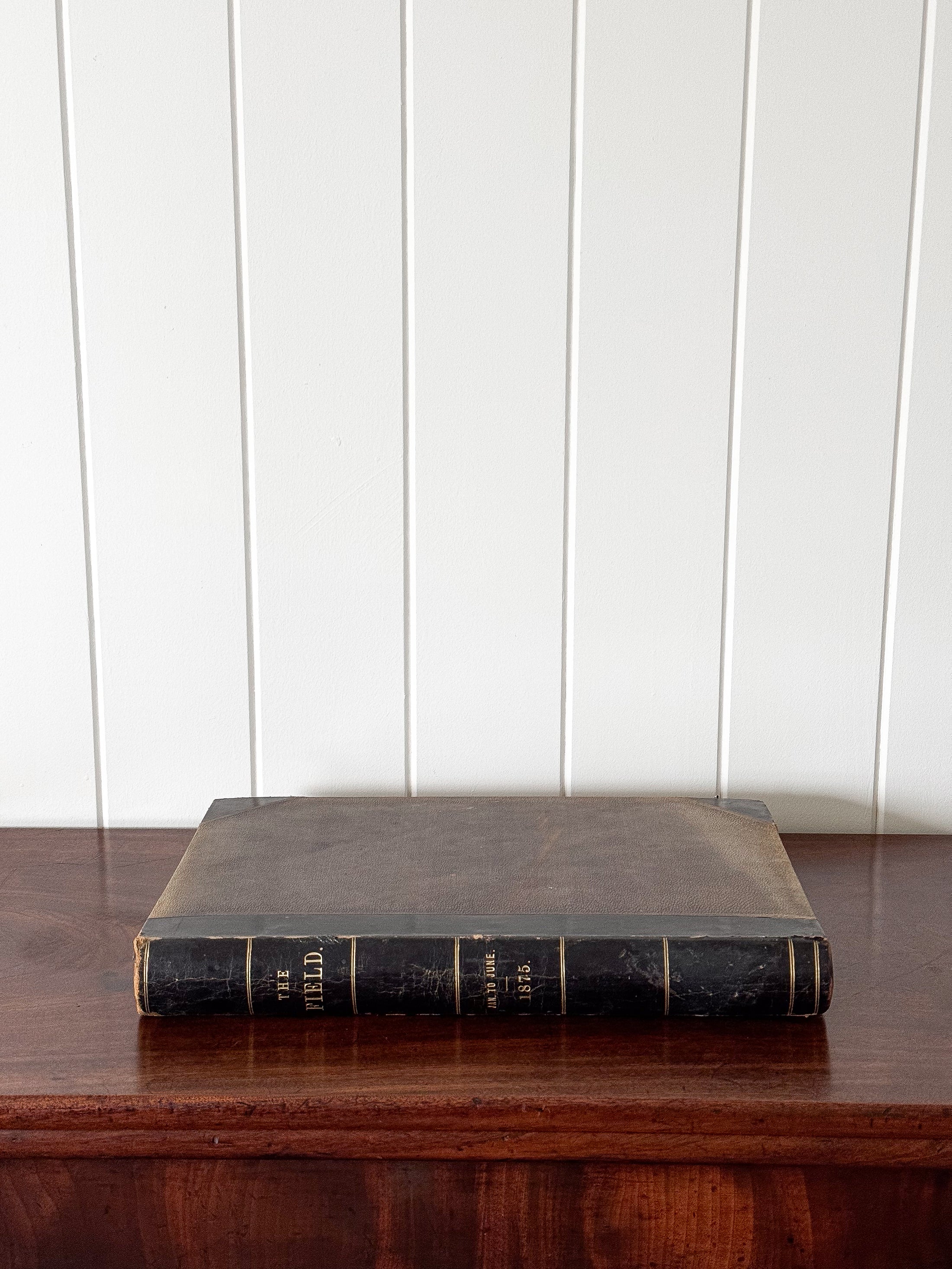 Single Volume of 'THE FIELD' | British Gentlemen's Sporting Magazine (Black)