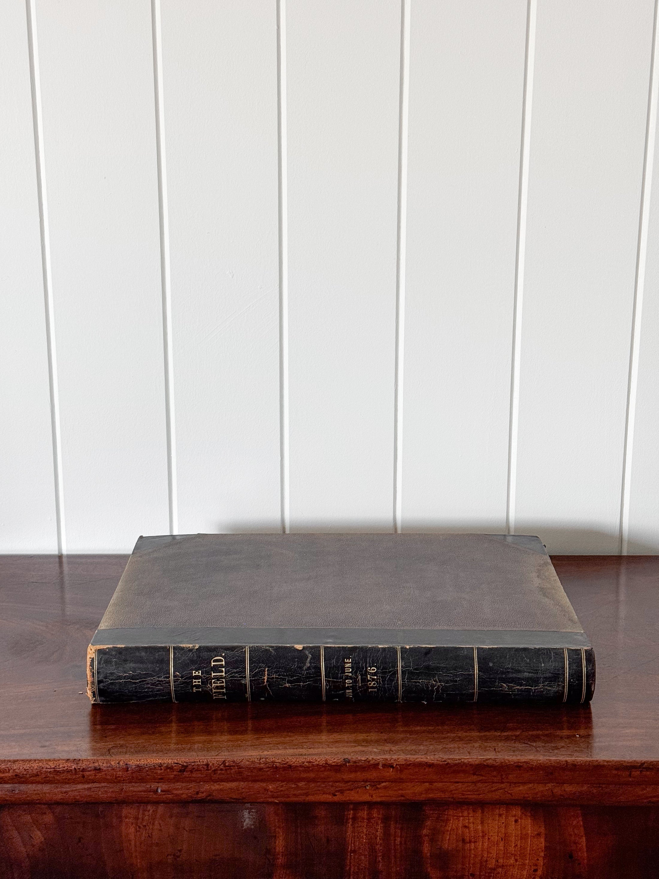 Single Volume of 'THE FIELD' | British Gentlemen's Sporting Magazine (Black)