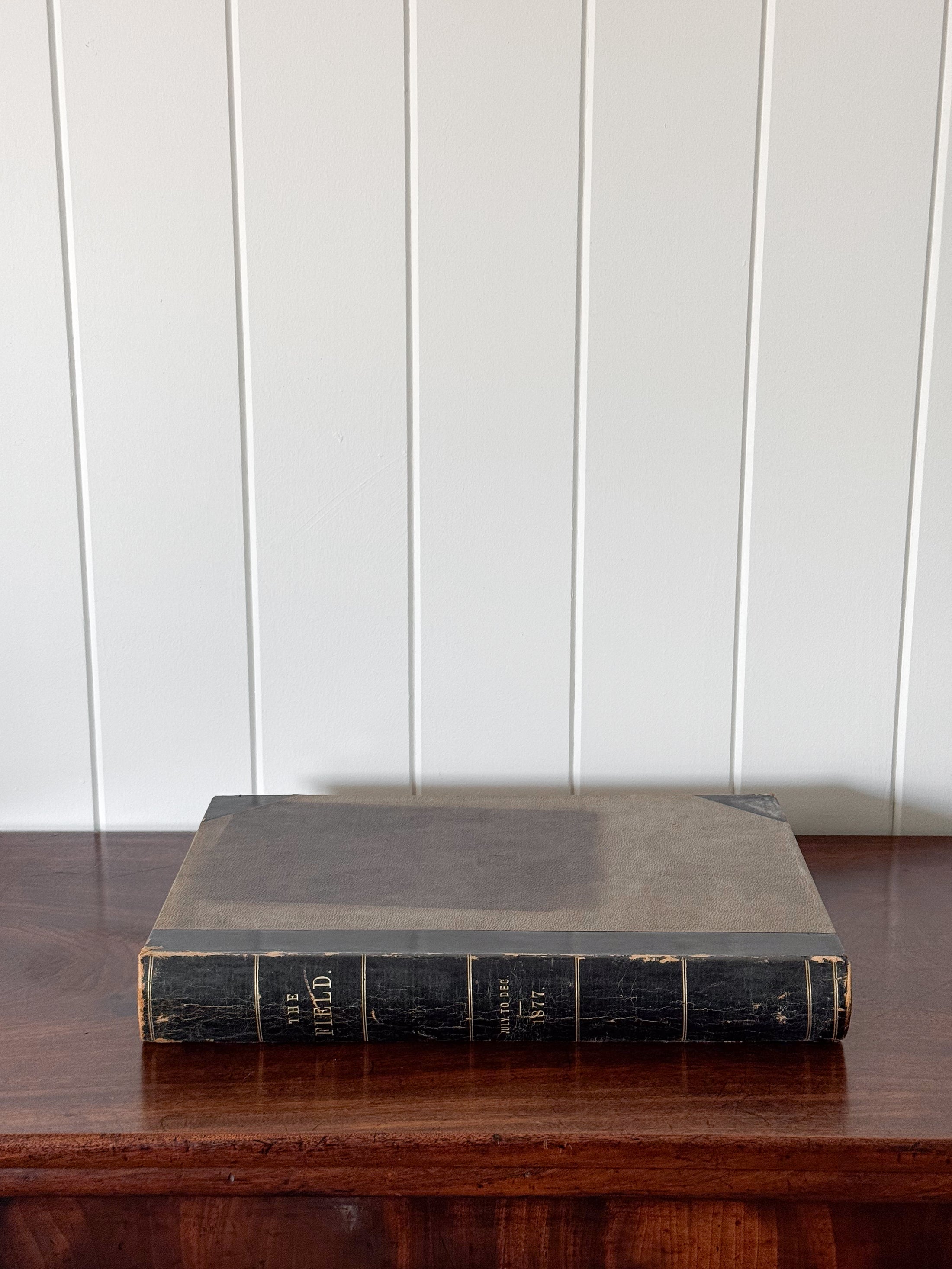 Single Volume of 'THE FIELD' | British Gentlemen's Sporting Magazine (Black)