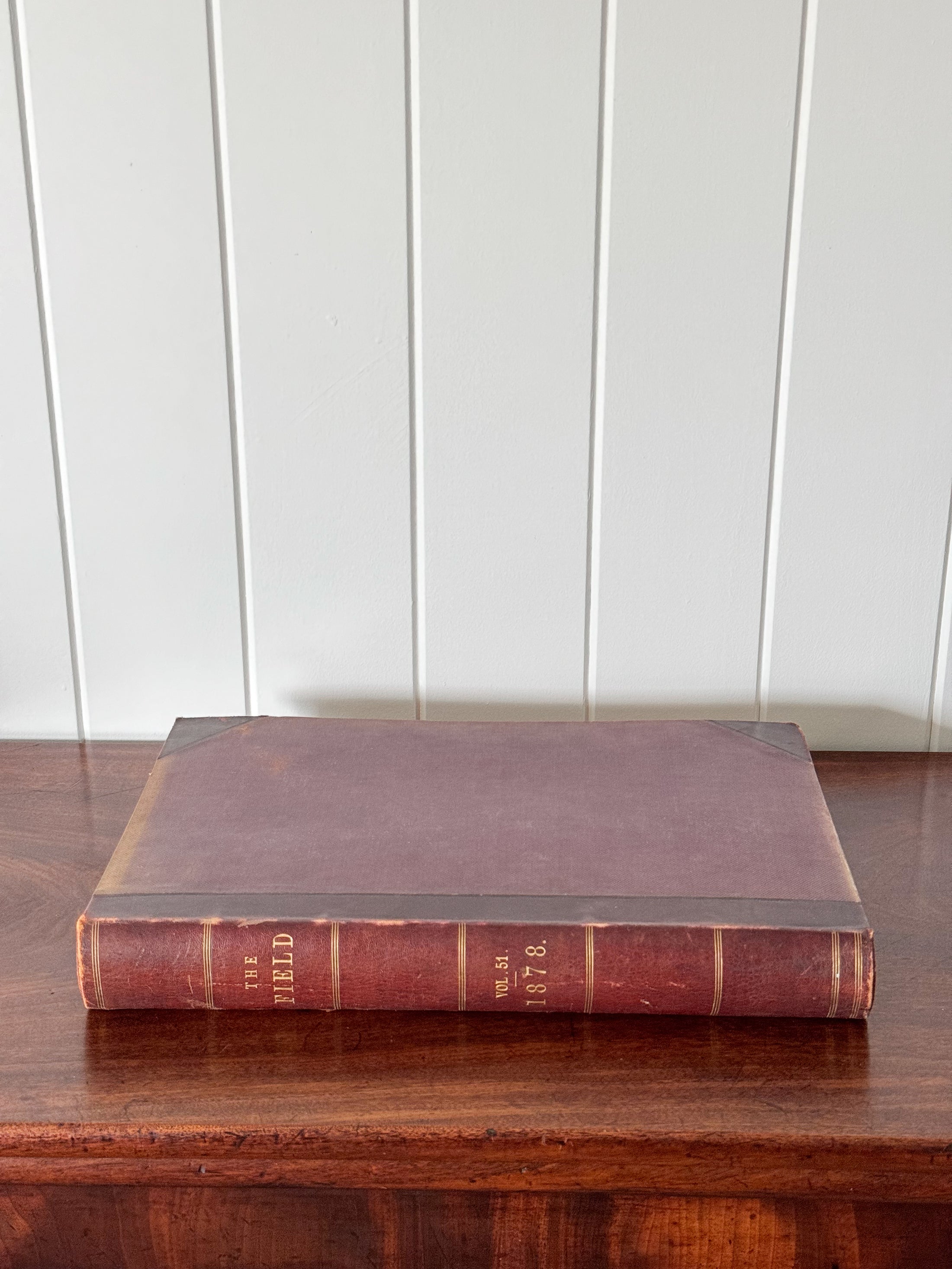 Single Volume of 'THE FIELD' | British Gentlemen's Sporting Magazine (Cognac)