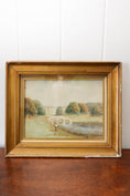 Load image into Gallery viewer, Original English Watercolor Landscape in Giltwood Frame