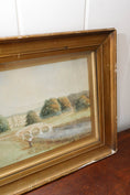 Load image into Gallery viewer, Original English Watercolor Landscape in Giltwood Frame