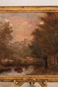 Load image into Gallery viewer, 19th Century English School Oil on Board 'Windsor Castle From The Thames'