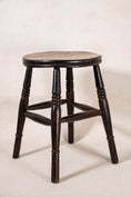 Load image into Gallery viewer, 19th Century Oak Joint Stool with Stretchers