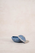 Load image into Gallery viewer, Wedgwood Blue Jasperware Cherub Egg Trinket Box
