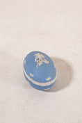 Load image into Gallery viewer, Wedgwood Blue Jasperware Cherub Egg Trinket Box