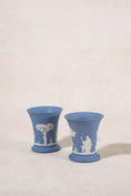 Load image into Gallery viewer, Wedgwood Blue Jasperware Fluted Vase