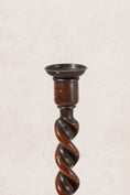 Load image into Gallery viewer, PAIR of Barley Twist 12"H Candlesticks (c. 1900)
