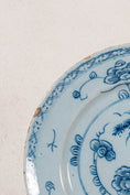 Load image into Gallery viewer, 18th Century Blue + White Delft Plate