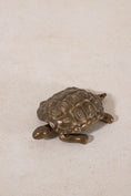 Load image into Gallery viewer, Vintage Lift-Shell Brass Turtle