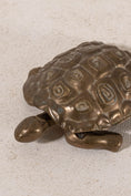 Load image into Gallery viewer, Vintage Lift-Shell Brass Turtle