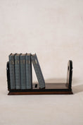 Load image into Gallery viewer, Victorian Rosewood Book Slide with Brass Details (c. 1880)