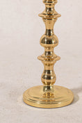 Load image into Gallery viewer, Baldwin Lacquered Brass 7.5”H Candlestick
