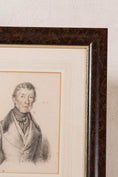Load image into Gallery viewer, 19th Century Pencil Portrait of a Gentleman, Dated 1840, by Raffaele Fidanza (1797–1846) In Burl Frame