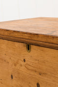 Load image into Gallery viewer, 19th Century English Pine Toy/Blanket Trunk (No. 1)
