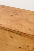 Load image into Gallery viewer, 19th Century English Pine Toy/Blanket Trunk (No. 1)
