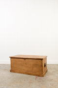 Load image into Gallery viewer, 19th Century English Pine Toy/Blanket Trunk (No. 2)
