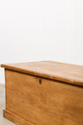 Load image into Gallery viewer, 19th Century English Pine Toy/Blanket Trunk (No. 2)
