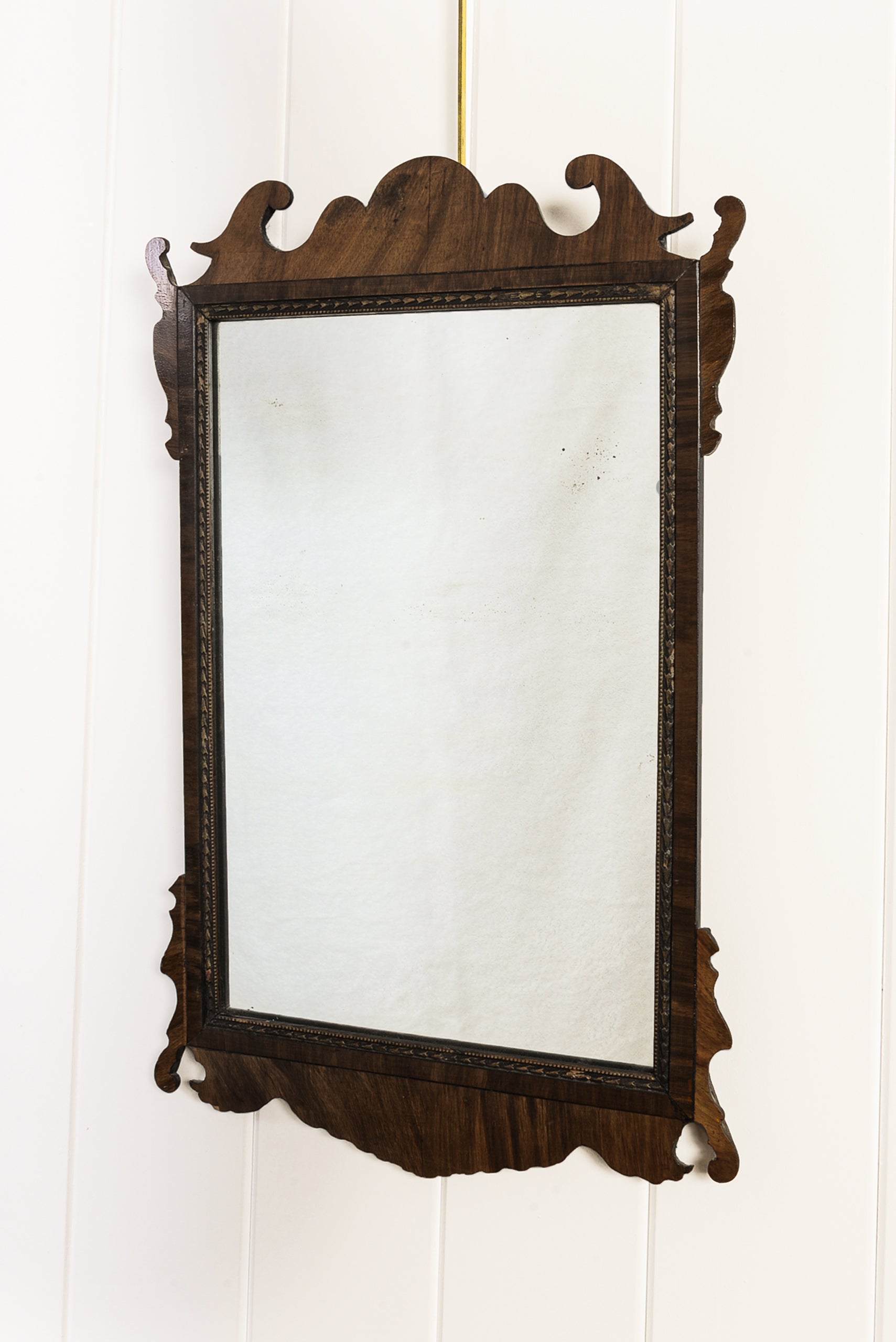 Victorian English Mahogany Mirror