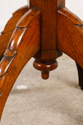 Load image into Gallery viewer, Round Mahogany Table with Star Inlay
