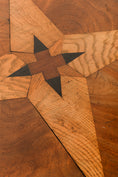 Load image into Gallery viewer, Round Mahogany Table with Star Inlay
