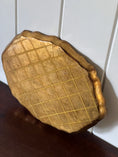 Load image into Gallery viewer, Medium Sized Florentine Tray with Light Green + Gold Coloring
