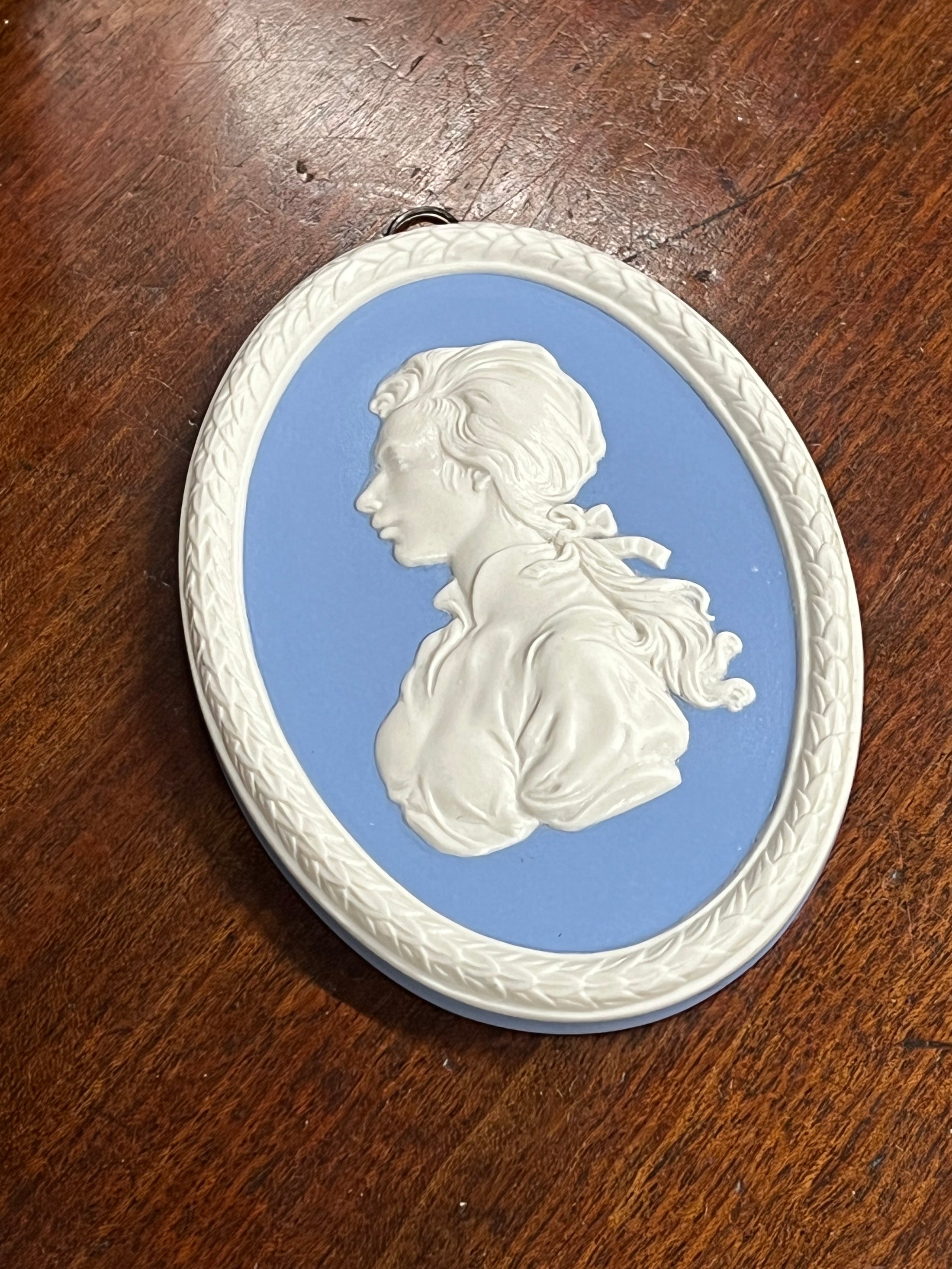 Wedgwood Blue Jasperware Portrait of Princess Anne