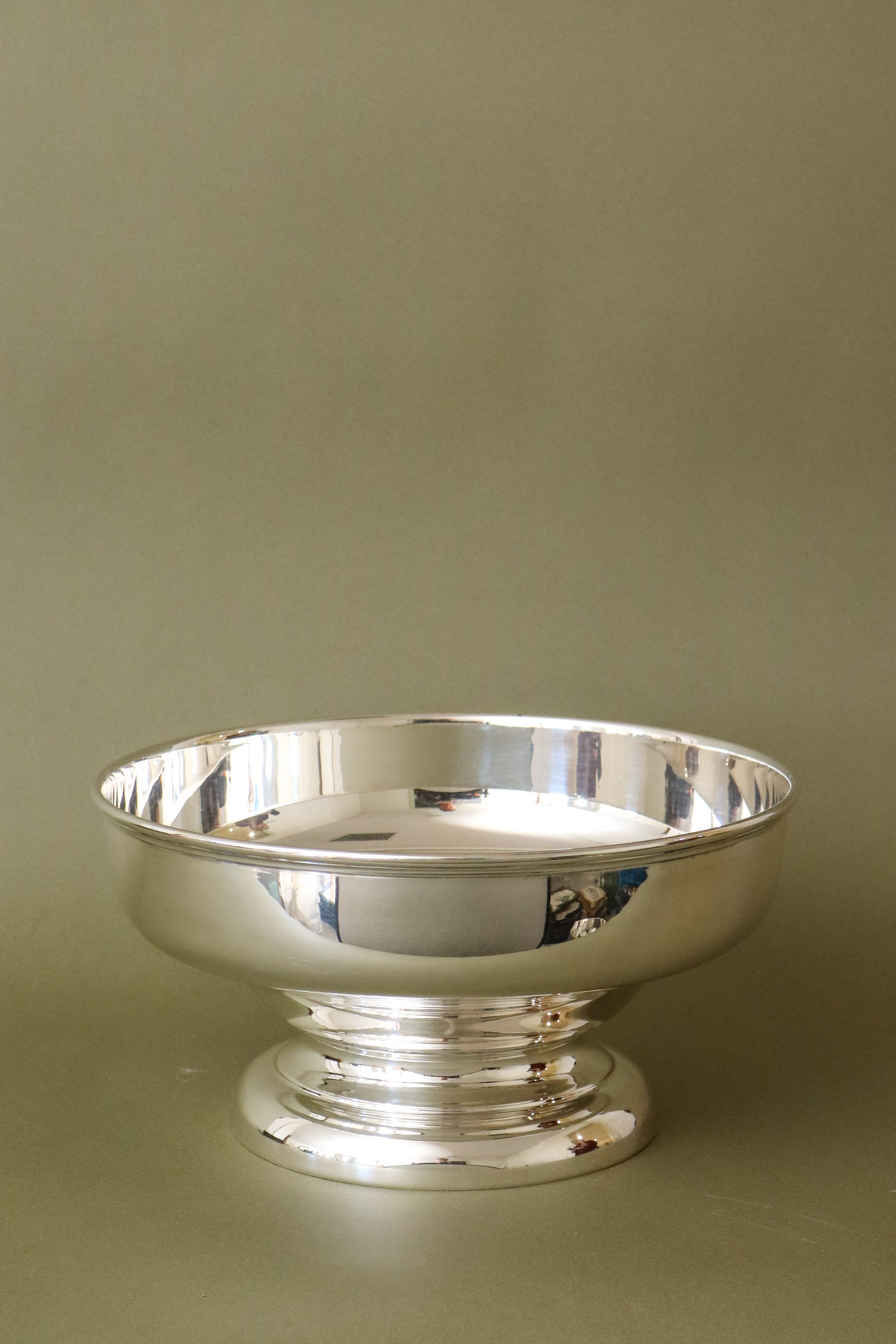 Silver Plated Copper Punch Bowl (Sheffield, England c. 1920)