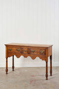 Load image into Gallery viewer, 19th Century English Oak Dresser Base with Scalloped Apron
