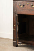 Load image into Gallery viewer, 18th Century Oak Buffet + Plate Rack with Scalloped Detailing (c. 1770)
