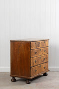 Load image into Gallery viewer, 18th Century Burl Walnut Chest of Drawers on Bun Feet (c. 1760)
