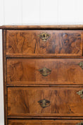 Load image into Gallery viewer, 18th Century Burl Walnut Chest of Drawers on Bun Feet (c. 1760)
