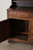 Load image into Gallery viewer, George III Period Oak Welsh Dresser Base with Topper (c. 1760-80)
