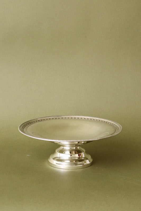 English Silver Plate Compote by Garrard & Co