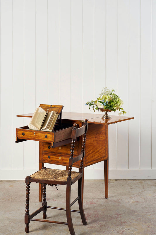 Early 19th Century Mahogany Inlaid Writing Cabinet
