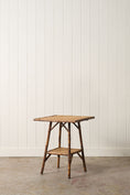 Load image into Gallery viewer, 19th Century Tortoise Bamboo Two-Tiered Table
